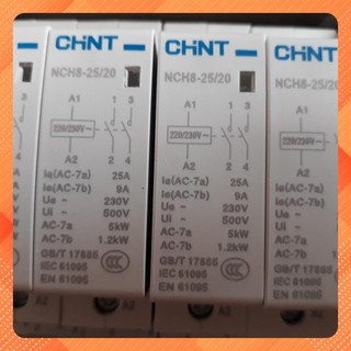 Khởi động từ 1 pha CHINT NCH8-25/20 NCH8-40/20 NCH8-63/20 25A 40A 63A 220V