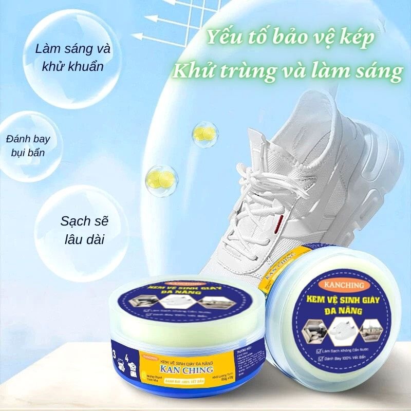 Kem Vệ Sinh Giày Sáp Lau Giày Đa Năng Tiết Kiệm Thời Gian Titan.st