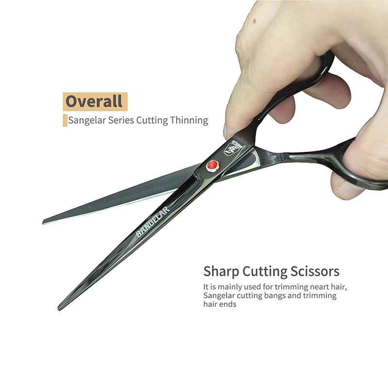 Sangelar Bộ Kéo Cắt Tỉa Lông Thú Cưng 7 inch Chuyên Nghiệp