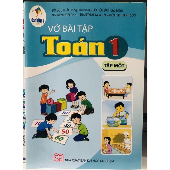 vở bài tập toán lớp 1 tập 1 + bút chì 2b (thuộc bộ cánh diều)