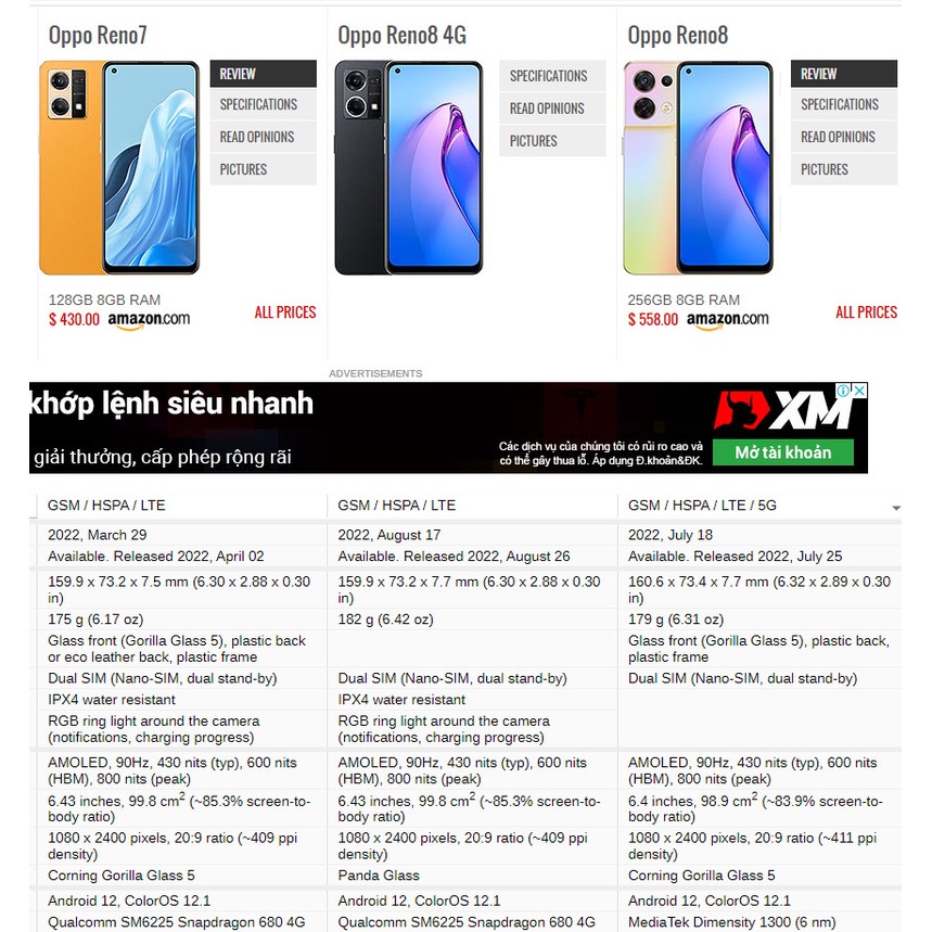 Ốp lưng Oppo Reno 7 4G / Reno 8 4G / Reno 8 5G mặt lưng ép kính chống bể hinh dễ thương