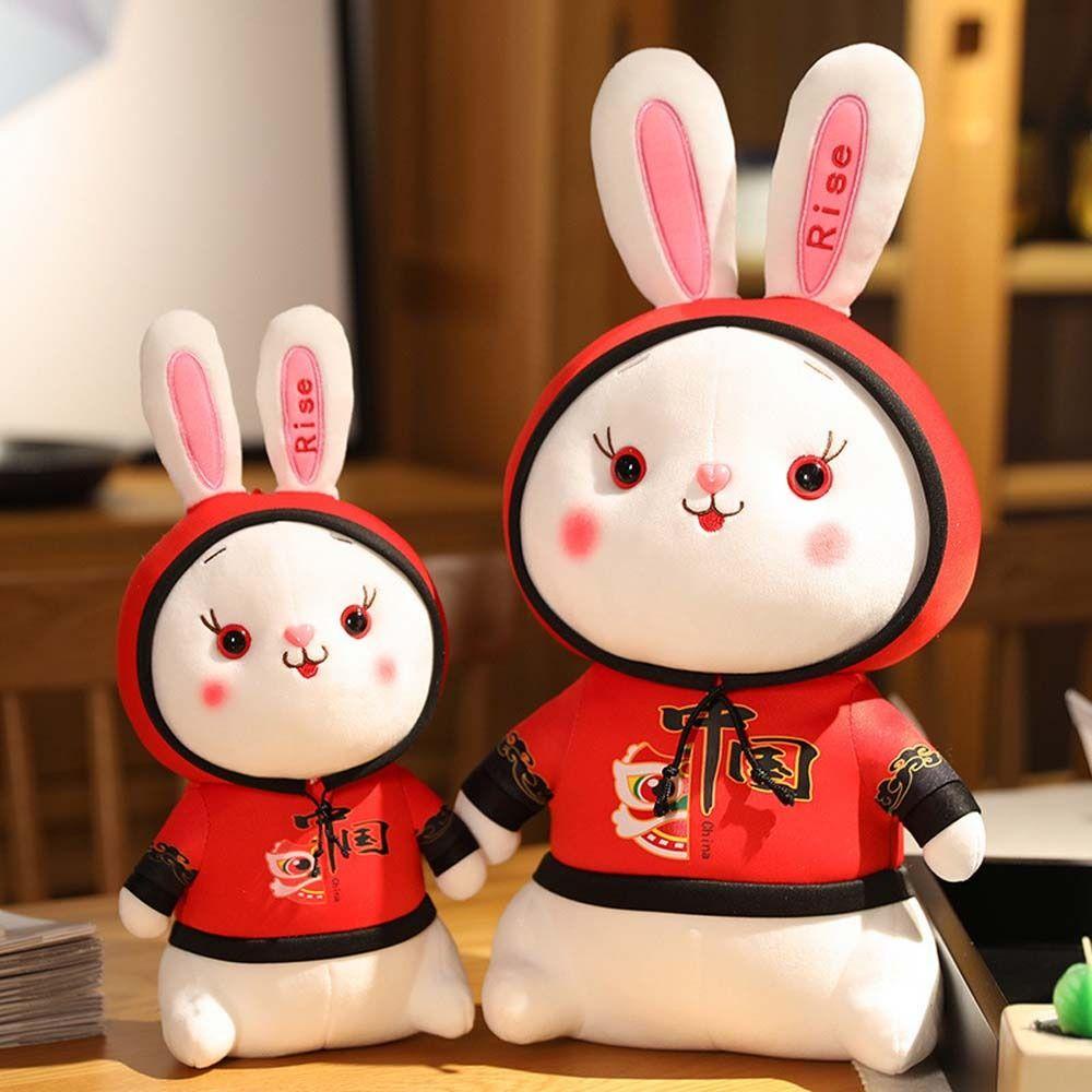 ANEMONE Thỏ Nhồi Bông Mềm Mại Làm Quà Tặng Sinh Nhật / Năm Mới