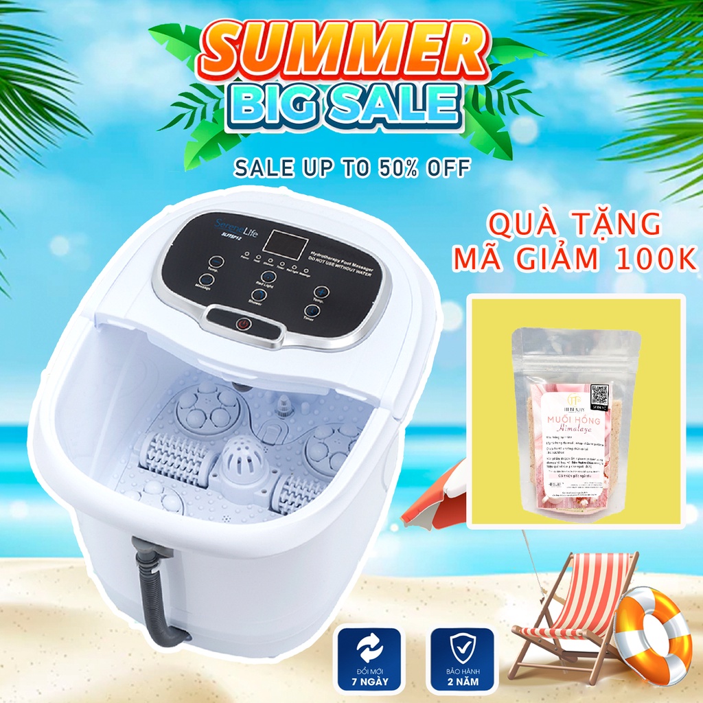 Bồn máy chậu ngâm chân massage cao cấp con lăn tự động Homedics FB-650, SereneLife SL12, SL173