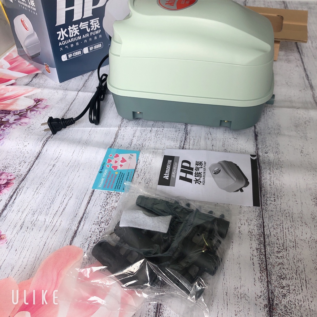 Máy sủi oxy cho hồ cá Koi Atman HP 4000 - 16000