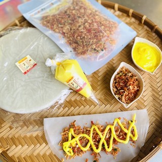 Combo bánh tráng phơi sương 300g🥞100g bơ🥞200g muối tôm hành phi