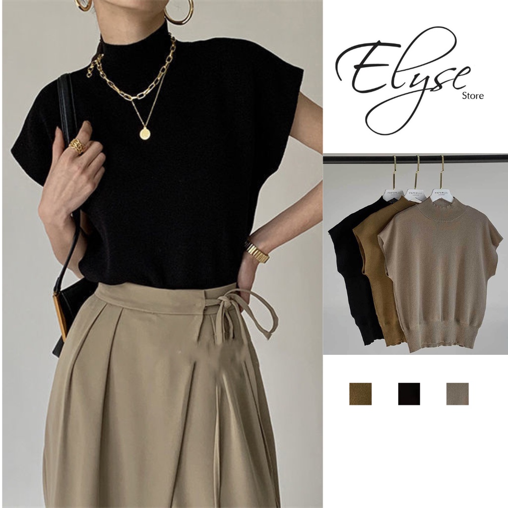 Áo Thun Nữ Tay Ngắn Sát Nách Phong Cách Retro Basic Thời Trang Thanh Lịch Fashion S4 CS