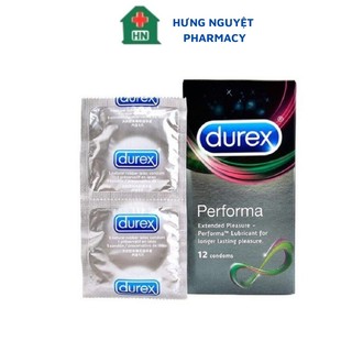 Bao Cao Su Durex Performa Hộp 12 Chiếc Kéo Dài Thời Gian QH