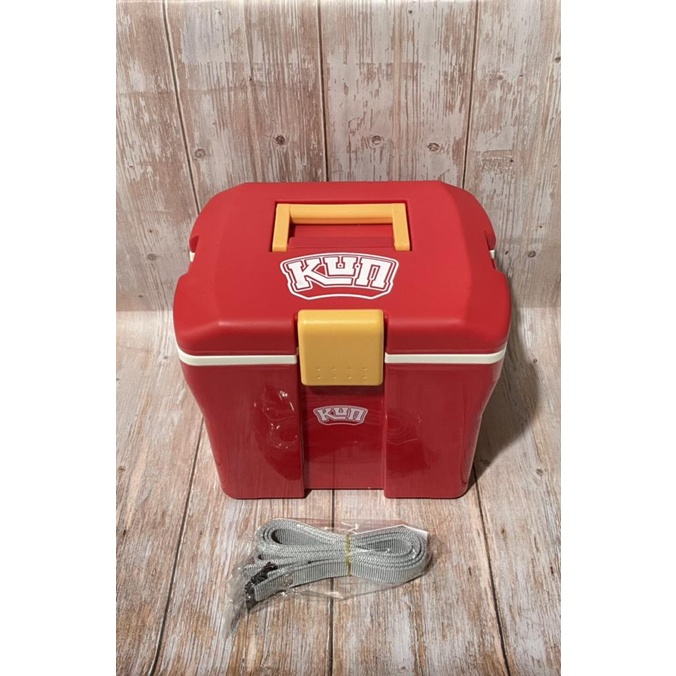 Thùng đá giữ nhiệt KUN nhựa Song Long 12L tặng kèm dây đai - Thùng đựng đá 2 lớp giữ nhiệt chính hãng Song Long bền đẹp