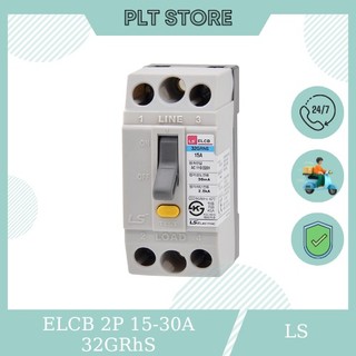 Cầu dao điện elcb 2 pha ls loại chống rò điện 32grhs 2,5ka 15a , 20a , 30a