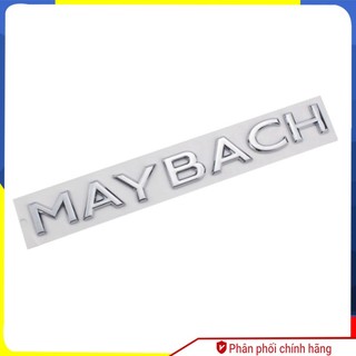 [CHÍNH HÃNG] Decal tem chữ Maybach dán đuôi xe ô tô làm trang trí ô tô mã G80709