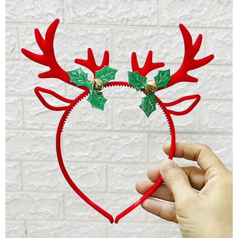 Bờm Noel sừng hươu tuần Lộc chơi giáng sinh