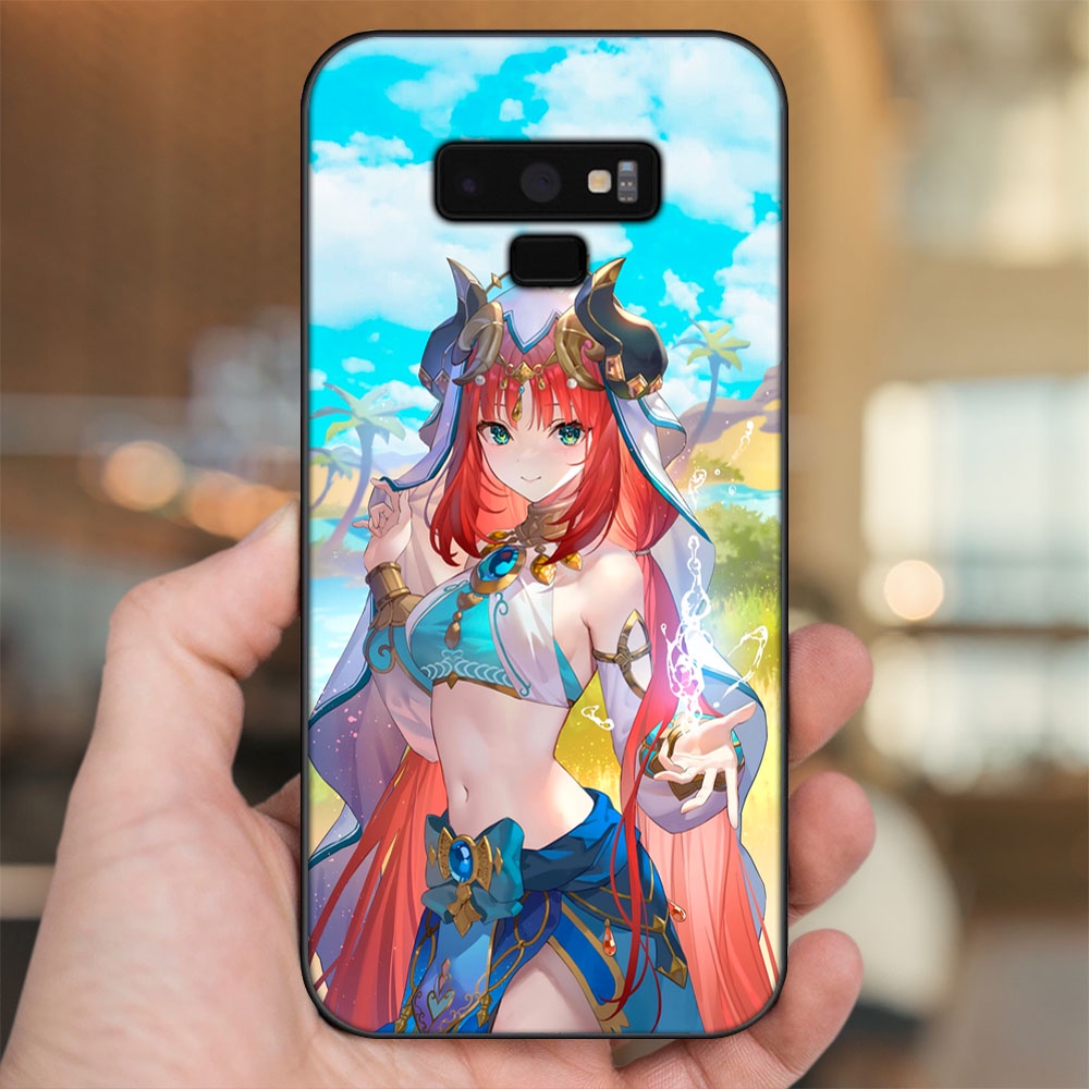 Ốp lưng Samsung Note 9 viền đen in hình Nilou Genshin Impact