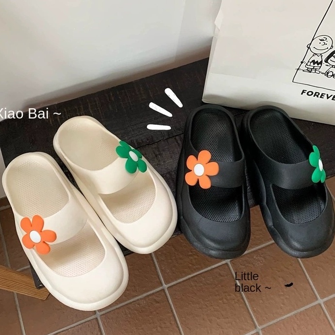 CHZK hàn quốc phiên bản của hoa dày-đế của phụ nữ dép, dễ thương và thời trang của phụ nữ dép