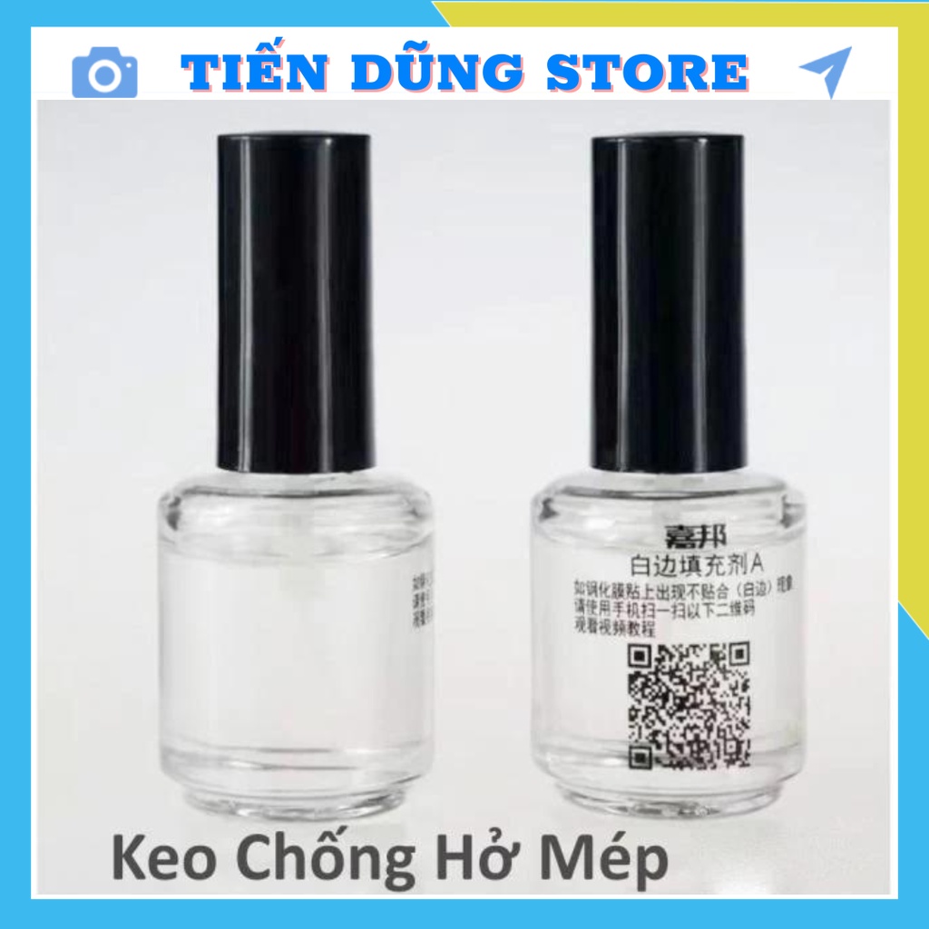 Keo dán chống hở mép kính cường lực dạng lọ siêu tiện dụng, keo dán kính cường lực