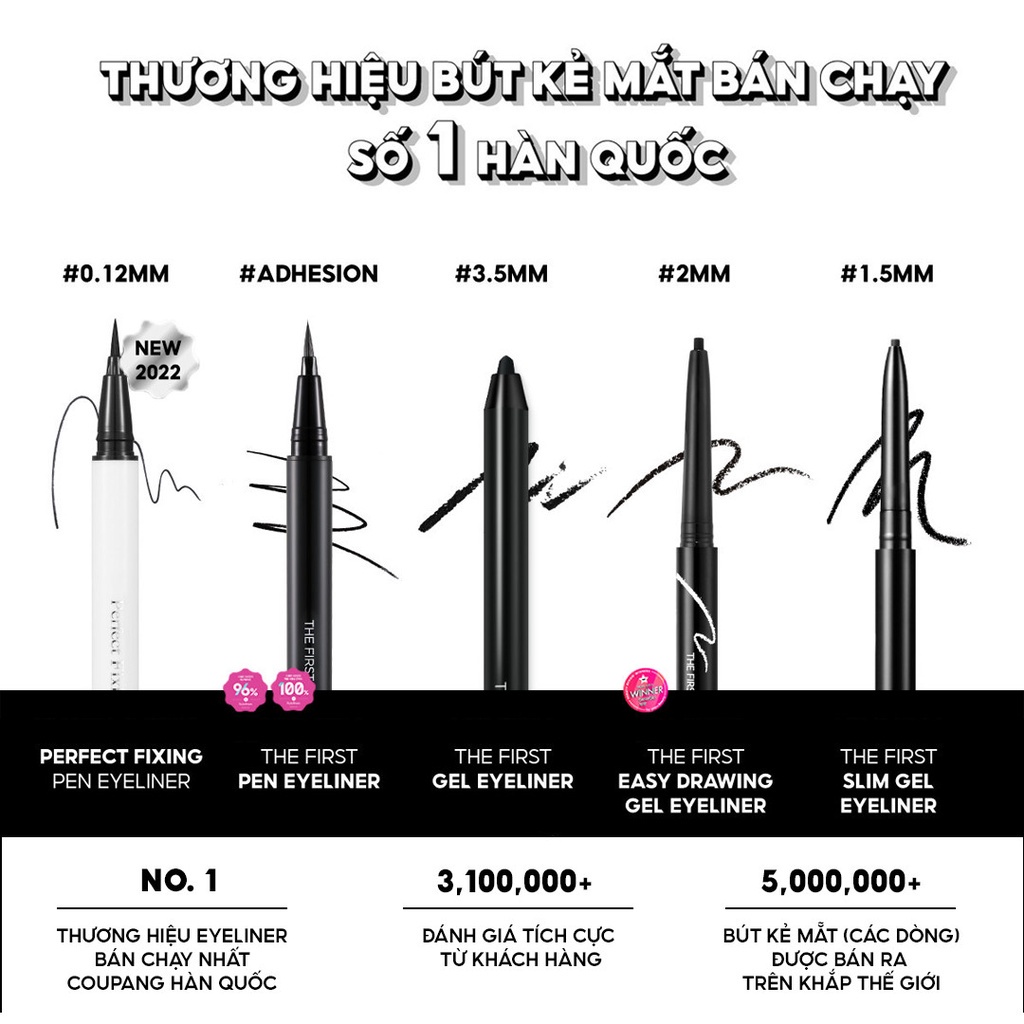 Kẻ mắt Merzy Perfect Fixing Pen Eyeliner