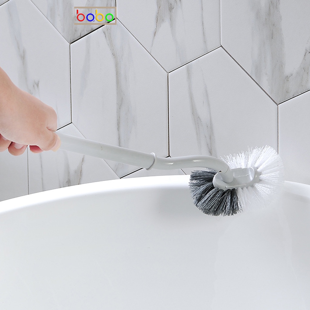 Bàn chải nhà vệ sinh cọ bồn cầu toilet không có góc chết lông mềm babo