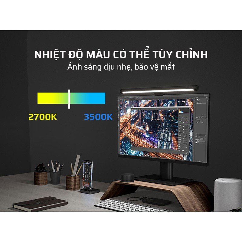 Đèn kẹp màn hình - Đèn treo màn hình Xiaomi MJGJD01YL chống cận , livetream an toàn cho mắt bảo hành 12 tháng