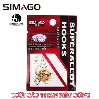 Gói lưỡi câu simago titan siêu cứng thế hệ mới có ngạnh