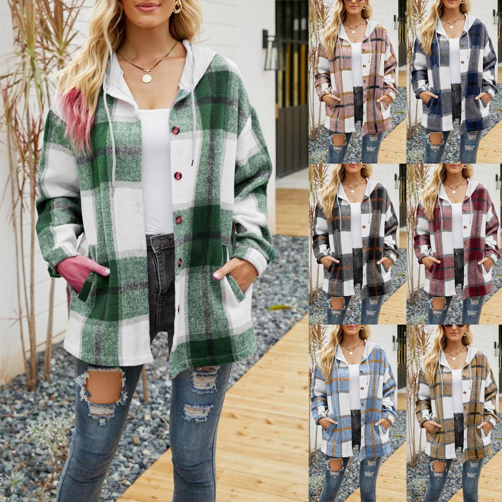 Áo Khoác CY03-Female Tay Dài Có Mũ Trùm Và Túi Có Khóa Kéo Cho Mùa Thu, S / M / L / XL / XXL