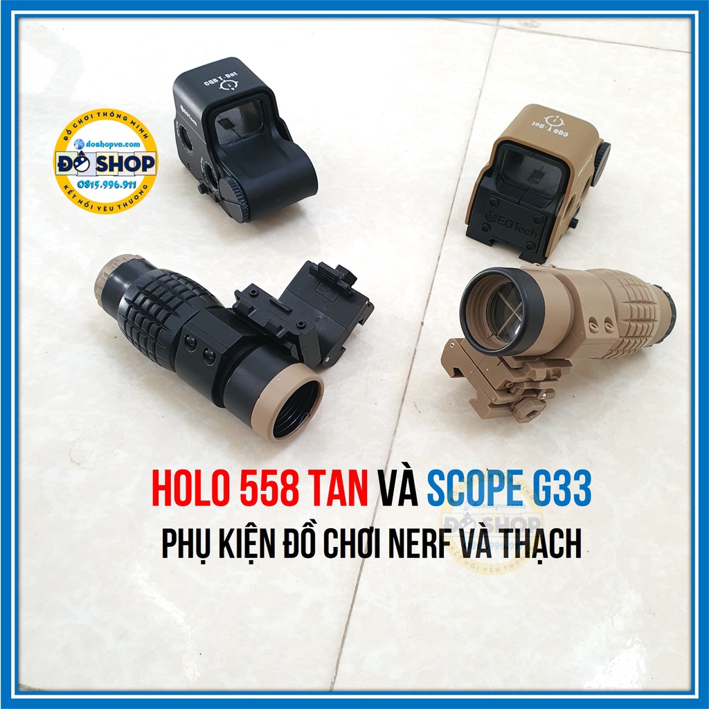 Phụ Kiện Nâng Cấp Cho Đồ Chơi Nerf Nhựa ABS: HOLO SC0PE - Đô Shop