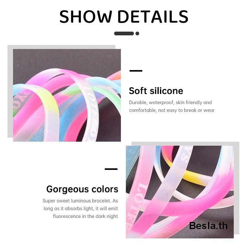 ✨✨Vòng Tay Thể Thao Silicone Phát Quang Cho Cặp Đôi Bạn Thân