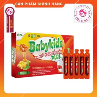 Siro BabyKids Ăn Ngủ Ngon Yến Sào Plus G24
