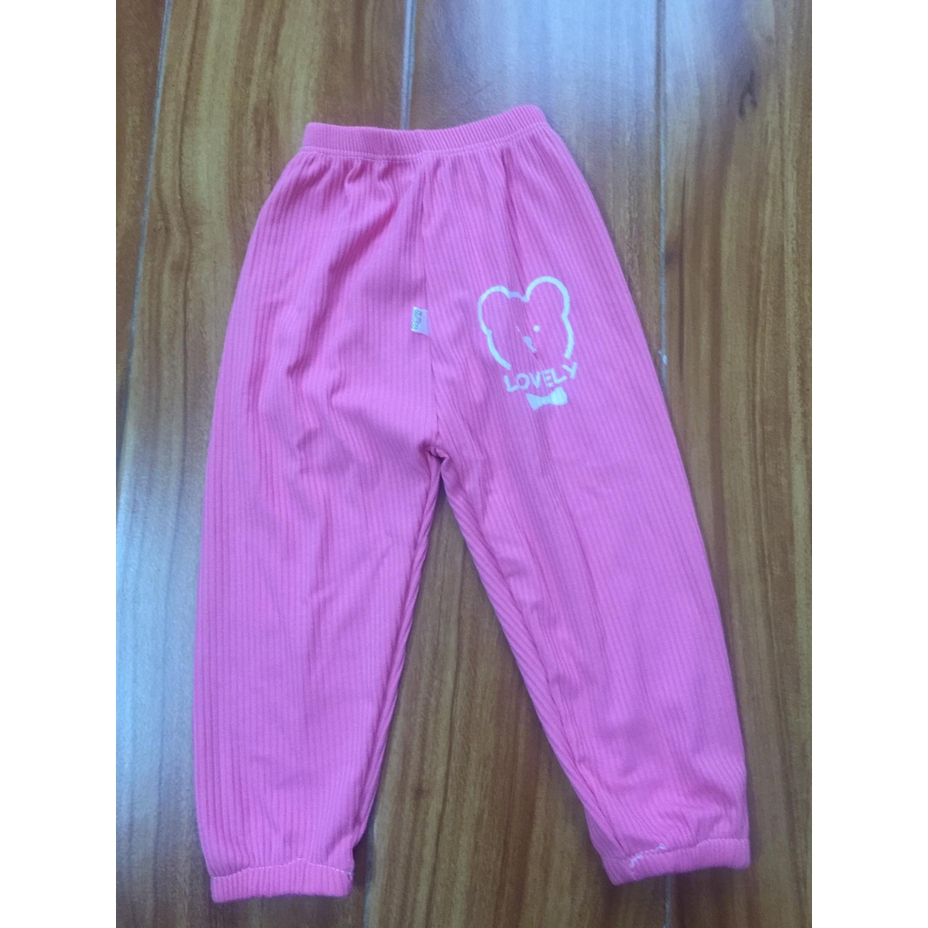 SALE 50% thanh lý- Quần thun tăm cho bé quần bé trai bé gái thu đông bo chun cực mềm mịn siêu dễ thương từ 8 - 16kg
