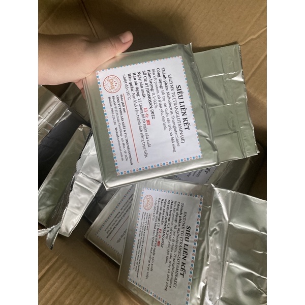 100gr SIÊU LIÊN KẾT ENZYME TG TRANSGLUTAMINSE HÀNG ĐỨC