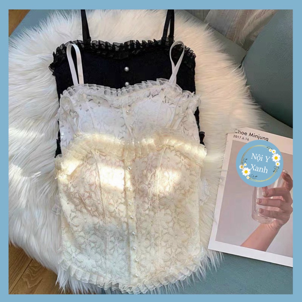 Áo Bra Nữ Ren Hoa 2 Dây Công Chúa Gợi Cảm Tôn Dáng Sexy Quyến Rũ 3029 nội y xanh, chất đẹp, deal tốt