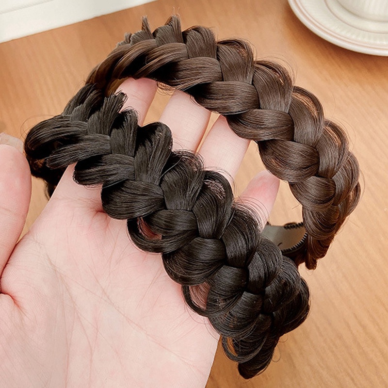 Băng Đô Bện Dây Kiểu Xương Cá Chống Trượt