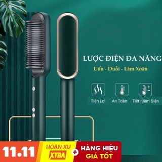Lược điện chải , uốn , duỗi tóc - lược điện tạo kiểu tóc đa năng