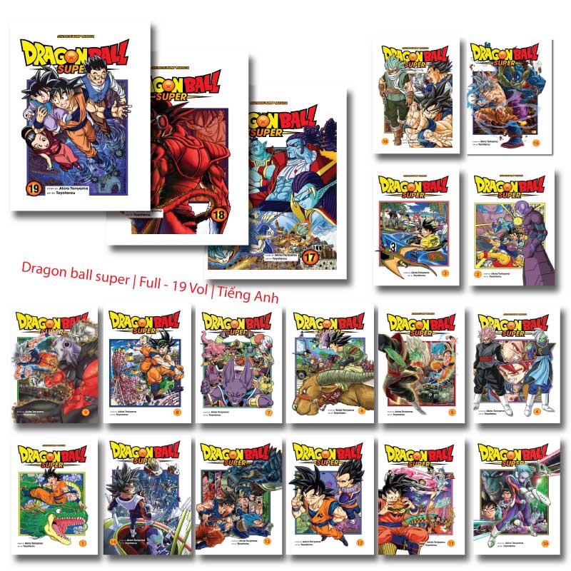 Big Sale - Lẻ - Dragon Ball Super - Full 19 volume Update