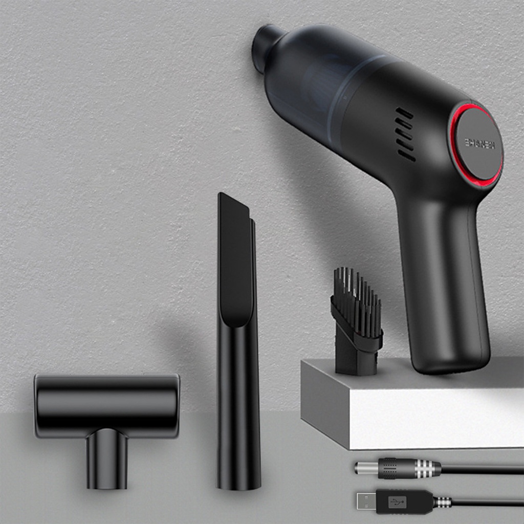 [Hàng Sẵn] Máy hút bụi cầm tay mini không dây đa năng cho gia đình sử dụng hút bụi ô tô, bụi giường, lông chó mèo【Southdakota051】