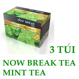 03 túi trà bạc hà Now Break Tea