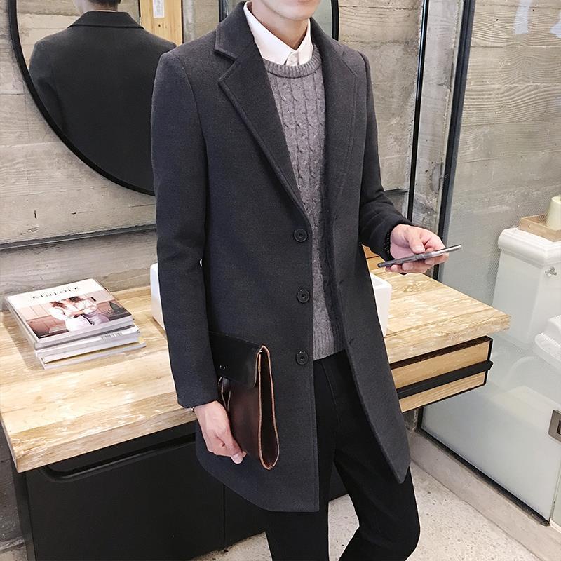 Áo blazer nam hàn quốc vintage unisex bigsize áo khoác  Áo Khoác Len Ôm Dáng Phong Cách Hàn Quốc Thời Trang Mùa Thu Cho Nam