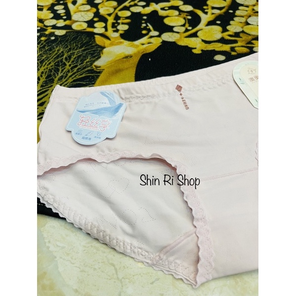 Set 5 quần lót nữ cotton lụa 6326 mềm mại, freesize dưới 58kg