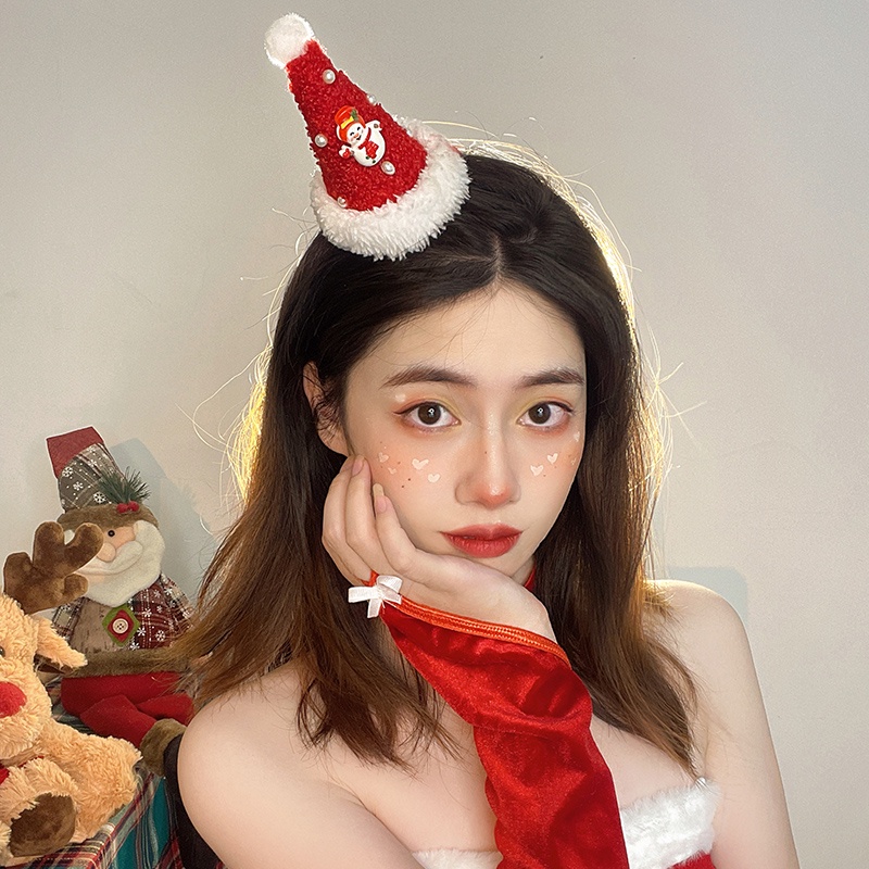 Kẹp Tóc Hình Sừng Hươu Giáng Sinh Mới Cho Người Lớn Và Trẻ Em