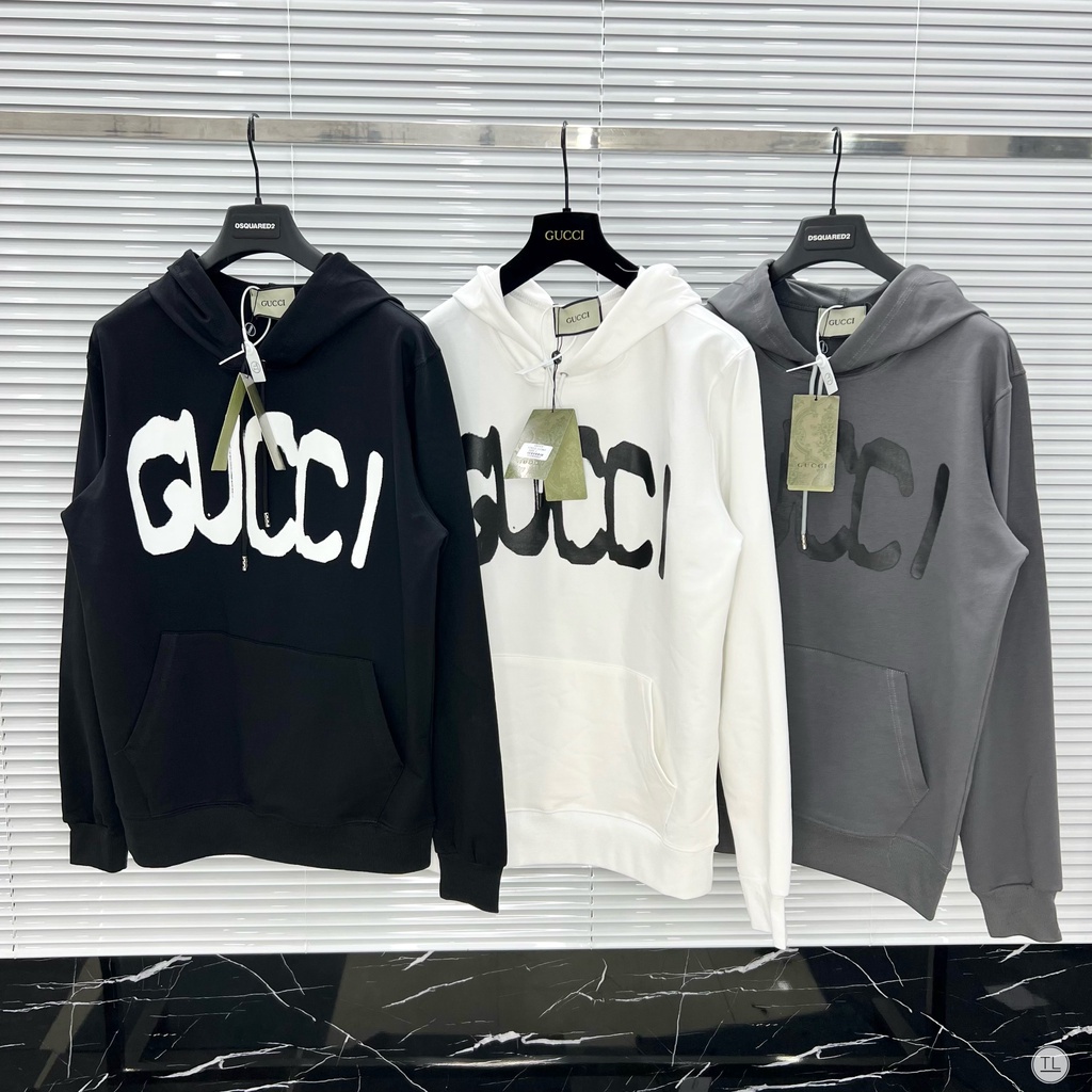 🔥Áo hoodie Gc Balenciaga in chữ mặt trước Gucci mặt sau Balenciaga hot 1911 STORE