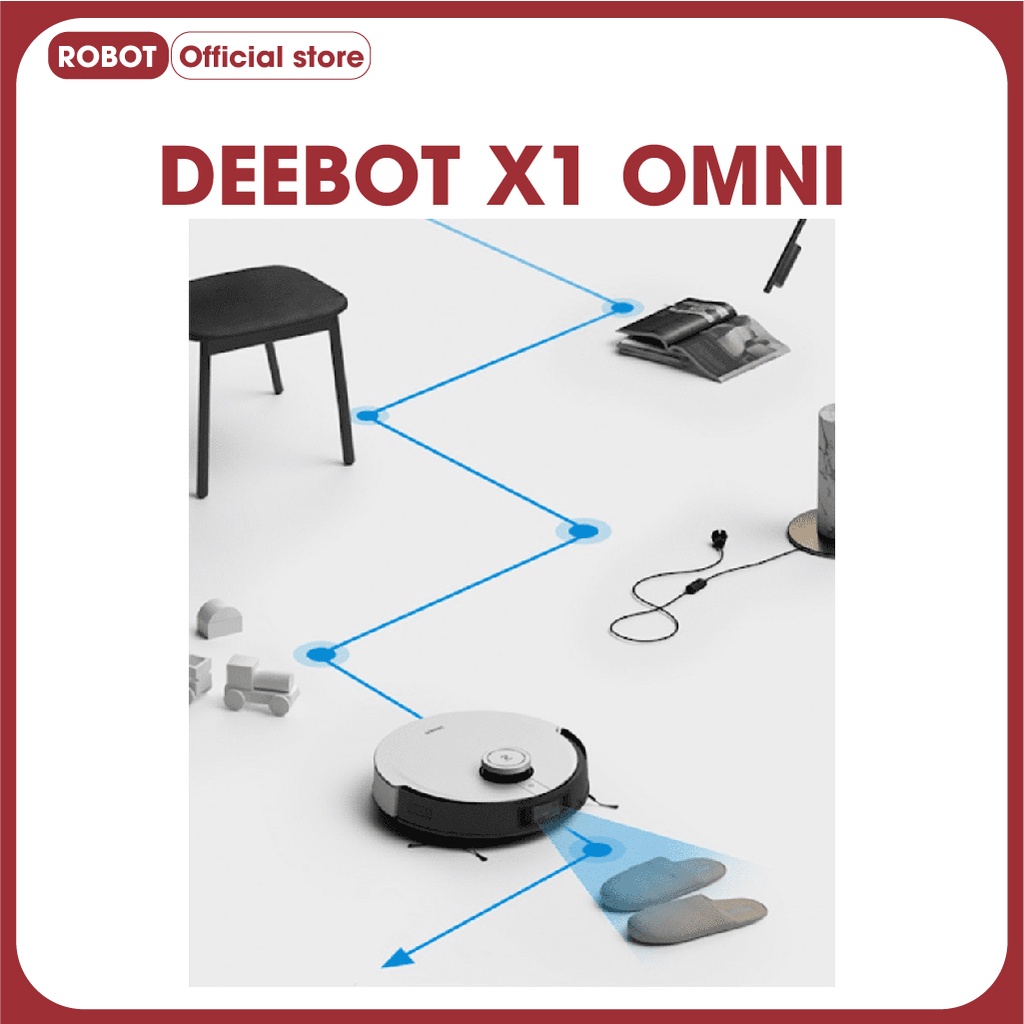 ECOVASC DEEBOT X1 OMNI CHÍNH HÃNG  BAO APP