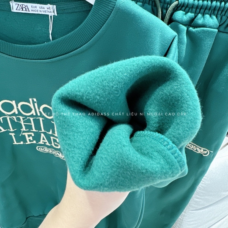 [ 𝐅𝐑𝐄𝐄 𝐒𝐇𝐈𝐏 ] Chất nỉ đẹp dày ấm THÊU 100%, dây rút sịn sò lên dáng cứ phải gọi là trẻ trung