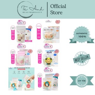 Túi trữ sữa kichilachi có vòi cảm biến nhiệt độ, có khóa zip chắc chắn chống rò rỉ 100ml/120ml/150ml/200ml/250ml