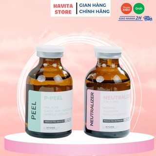 Combo peel da KyungLab P-Peel và Neutralizer chính hãng, peel thay da sinh học, tái sinh và nuôi dưỡng làn da toàn diện