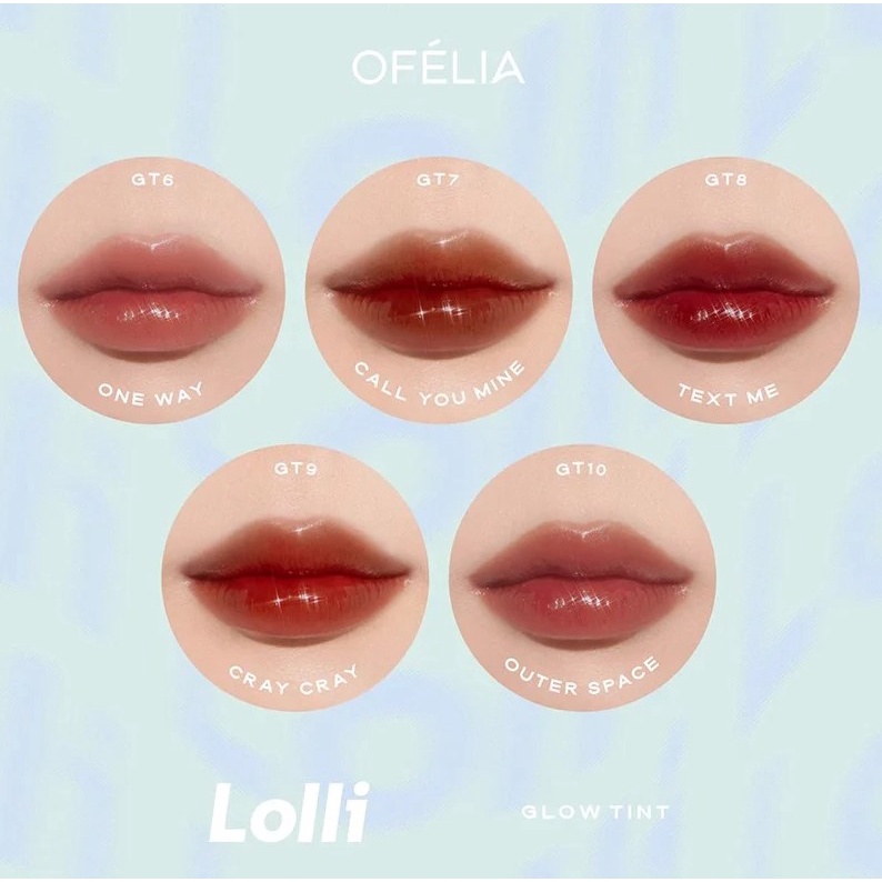 Son Tint Bóng, Lâu Trôi Cho Đôi Môi Căng Mọng Ofélia Lolli Glow Tint 3.9g