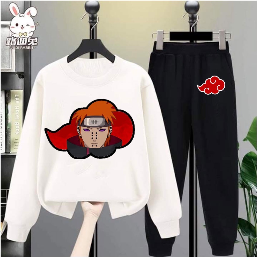 Áo akatsuki  freeship  bộ quần áo naruto giá rẻ - áo pain in hình theo yêu cầu