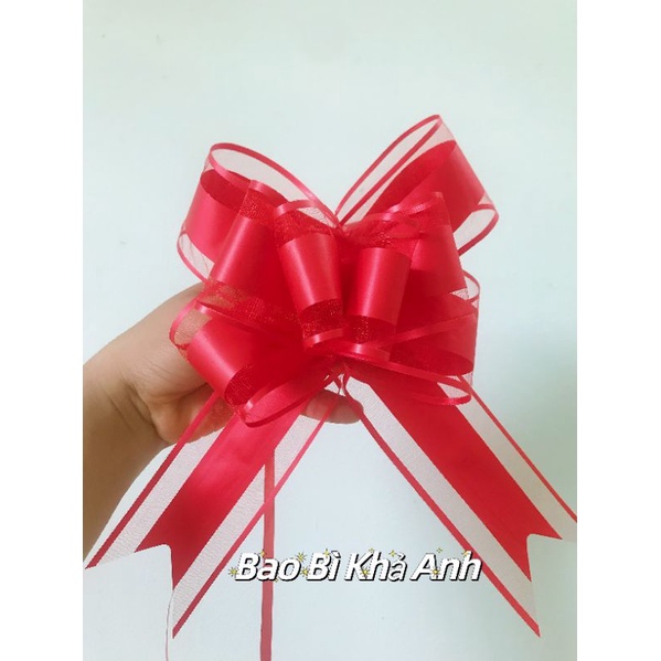 Nơ rút Lụa trang trí giở quà 2023👉Bao Bì Khả Anh