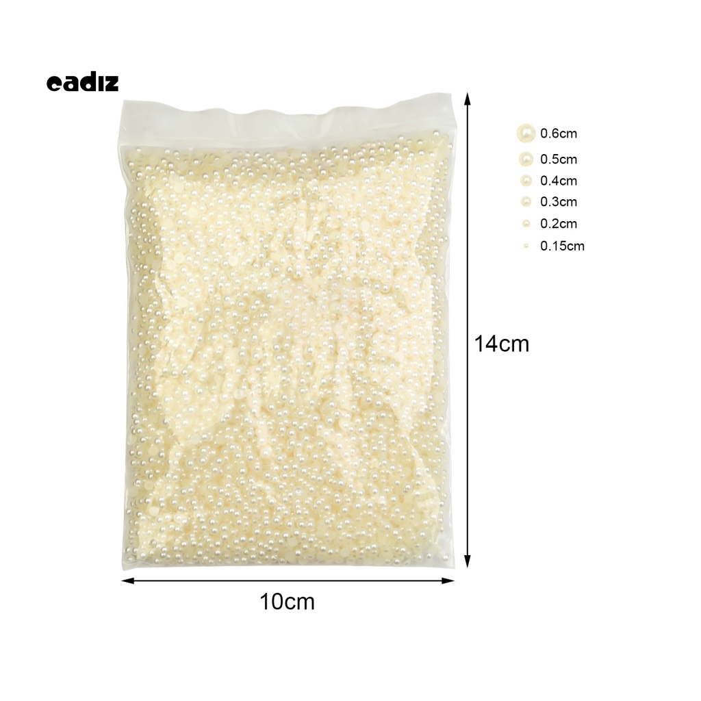 1 Túi Hạt Ngọc Trai Giả Mini Trang Trí Móng Tay Chống Rơi