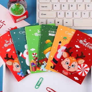 #Quà tặng Noel -  Sổ Noel Cute 32 trang đồ dùng học sinh (Có đủ các mẫu như hình)