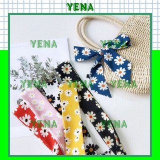 Khăn Lụa Quàng Cổ Nữ Buộc Tóc Thắt Nơ Quấn Túi 5x90 cm