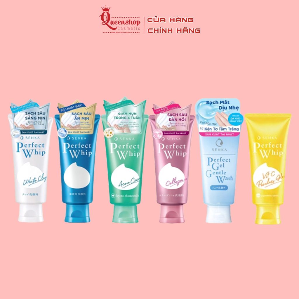 Sữa Rửa Mặt Senka Perfect Whip Nhật Bản