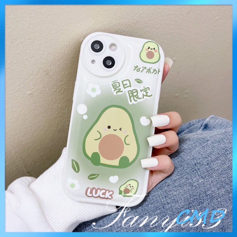 ốp iphone Mềm In Hình Trái Bơ Cho Iphone6 6splus 7 7plus 8plus XR x xs 12 11 pro max plus 13 promax-5004